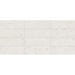 Eiffel art construction Carrelage mur faience effet terrazzo 32x99 cm Croccante Topping-R Nuez (vendu par boite de 1.27m2)