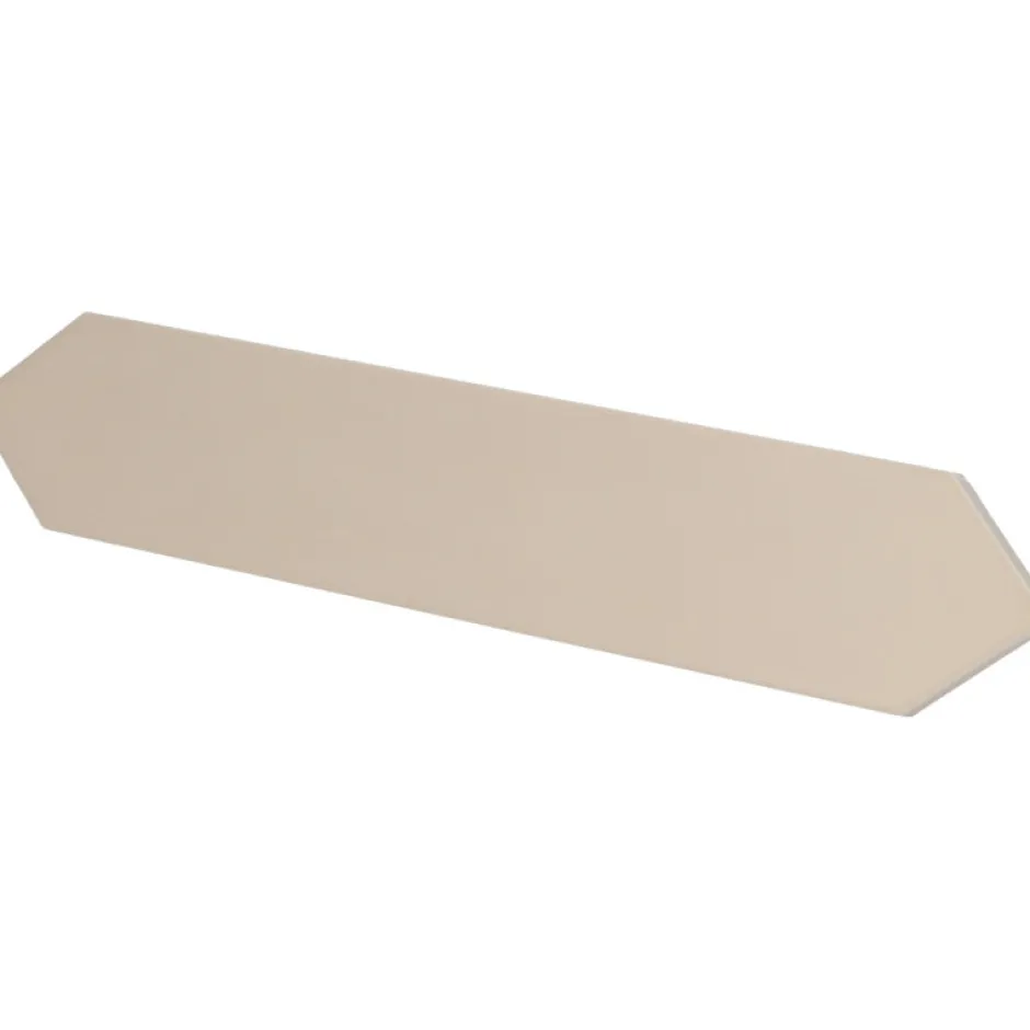 Carrelage mur faience forme navette 5x25 cm mate LANSE MUSLIN-Aelle Carrelage