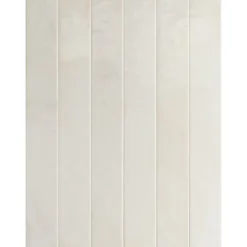 Carrelage Mur Intérieur Format allongé Blanc Brillant. Bali White 5x40 cm-Lux Mosaic New