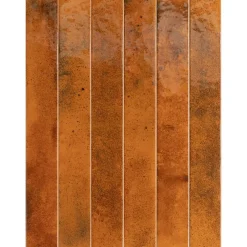 Carrelage Mur Intérieur Format allongé Orange Brillant. Bali Ginger 5x40 cm-Lux Mosaic New