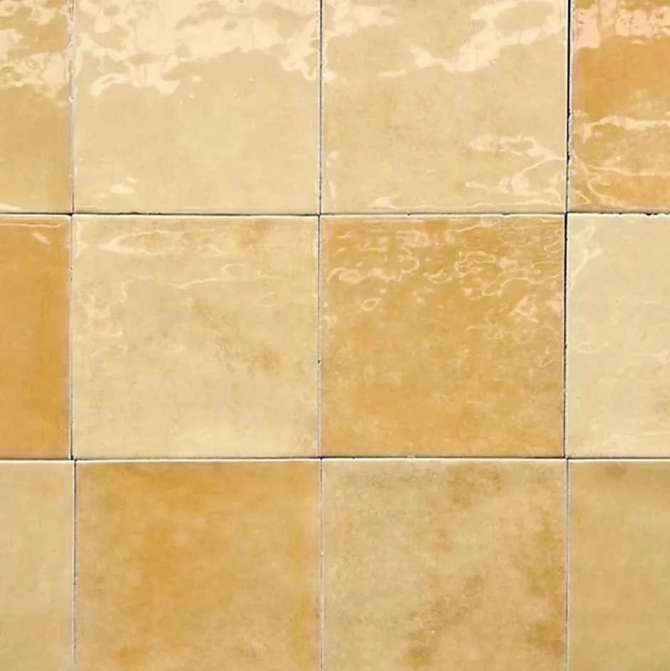 Carrelage mur intérieur/exterieur. Grès cérame Zellige Blanc 12x12 cm x ép 8,3 mm-Lux Mosaic Hot