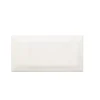Aelle Carrelage Carrelage mur métro effet marbre blanc brillant 7,5X15 cm METRO CARRARA