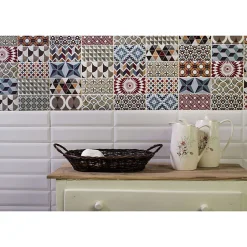Carrelage mur métro patchwork coloré 7,5x15 cm METRO PATCHWORK-Aelle Carrelage Hot