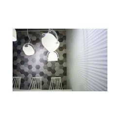 Aelle Carrelage Carrelage mur relief effet béton 32x99 cm PAMUKKALE R BLANCO