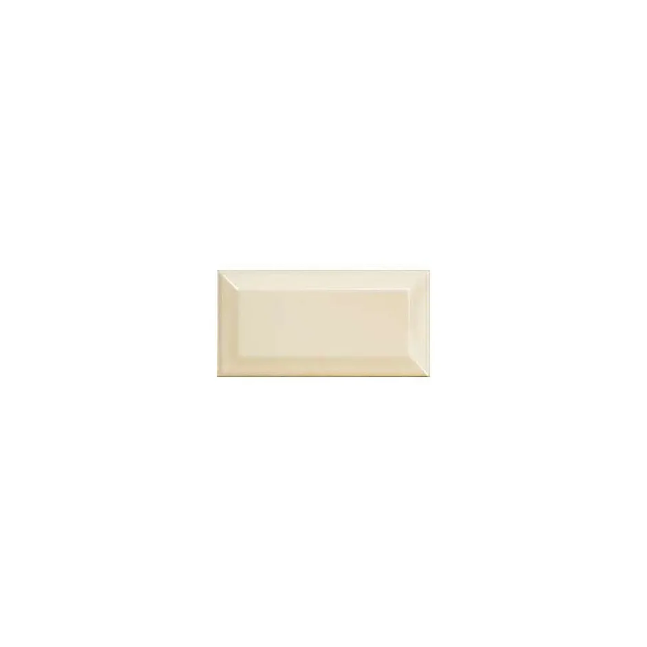 Carrelage mur relief métro parisien uni beige brillant 7,5x15 cm METRO CREAM-Eiffel art construction Hot