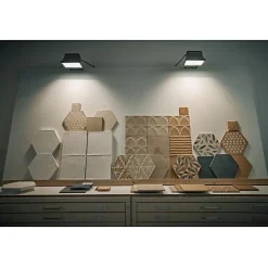 Aelle Carrelage Carrelage mur trianguaire effet zellige or métal 13,2x11,4 cm 3LATI ORO