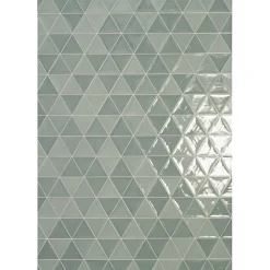 Carrelage mur trianguaire effet zellige vert d'eau 13,2x11,4 cm 3LATI AQUAMARINA-Aelle Carrelage Discount