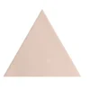 Aelle Carrelage Carrelage mur trianguaire effet zellige rose 13,2x11,4 cm 3LATI ROSA