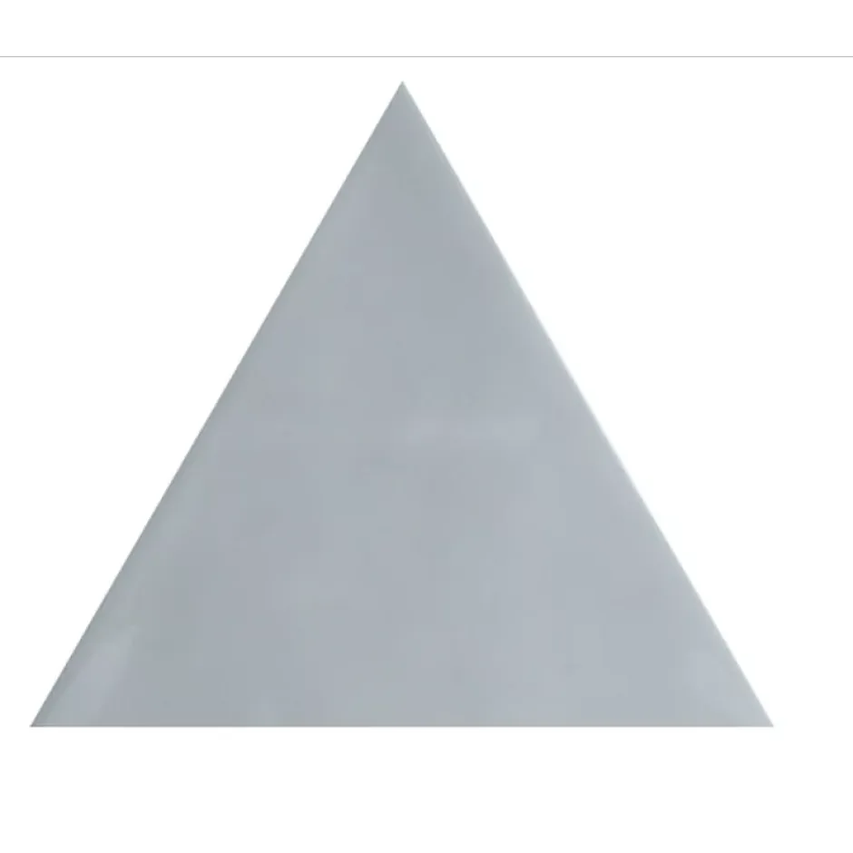 Aelle Carrelage Carrelage mur trianguaire effet zellige bleu 13,2x11,4 cm 3LATI DA ZUCCHERO