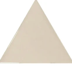 Carrelage mur triangulaire uni taupe brillant SCALE TRIANGOLO GREIGE-Aelle Carrelage Clearance
