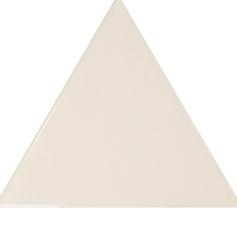 Aelle Carrelage Carrelage mur triangulaire uni beige brillant SCALE TRIANGOLO CREAM