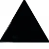 Aelle Carrelage Carrelage mur triangulaire uni noir brillant SCALE TRIANGOLO BLACK
