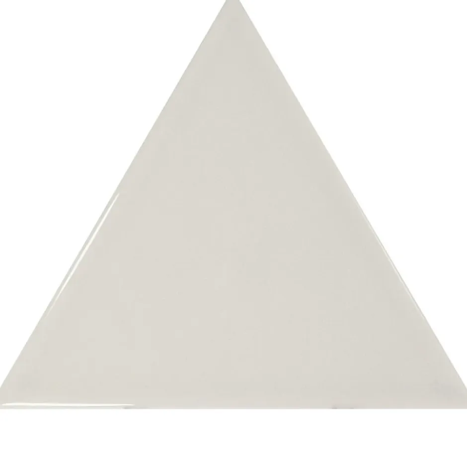 Carrelage mur triangulaire uni gris brillant SCALE TRIANGOLO LIGHT GREY-Aelle Carrelage Sale