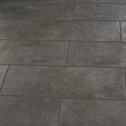 Carrelage mural anthracite grès cérame émaillé L.60 x l.20 cm x ép.8,3 mm, Konkrete-GoodHome Hot