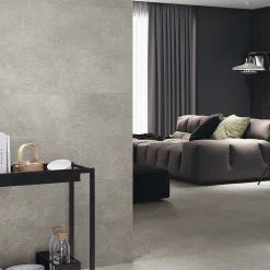 Carrelage mural aspect béton gris Asphalt 30 x 90 cm-Baldocer Best