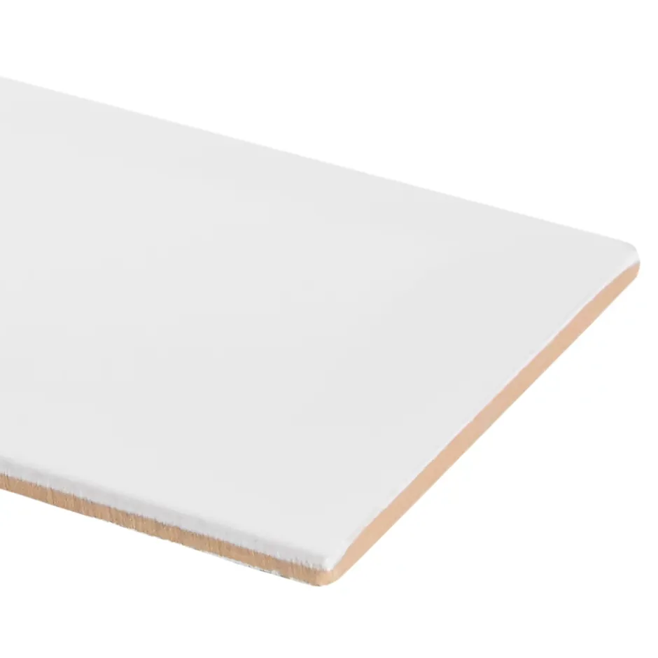 Carrelage mural blanc brillant effet métro L.20 x l.10 cm x ép.7,3 mm, Trentie-GoodHome New