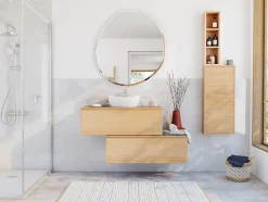 Carrelage mural blanc effet marbre L.40 x l.25 cm x ép.8,3 mm, Ideal Marble- Hot