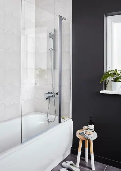 Carrelage mural blanc effet marbre L.40 x l.25 cm x ép.8,3 mm, Ideal Marble- Hot