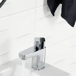 GoodHome Carrelage mural blanc mat décor 3D L.60 x l.20 cm x ép.8,3 mm, Plain