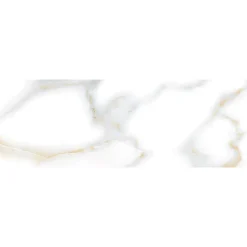 Lux Mosaic Carrelage Mural Décoratif Mat Effet Marbre Carrara Gold. Athenas 7,5x22cm