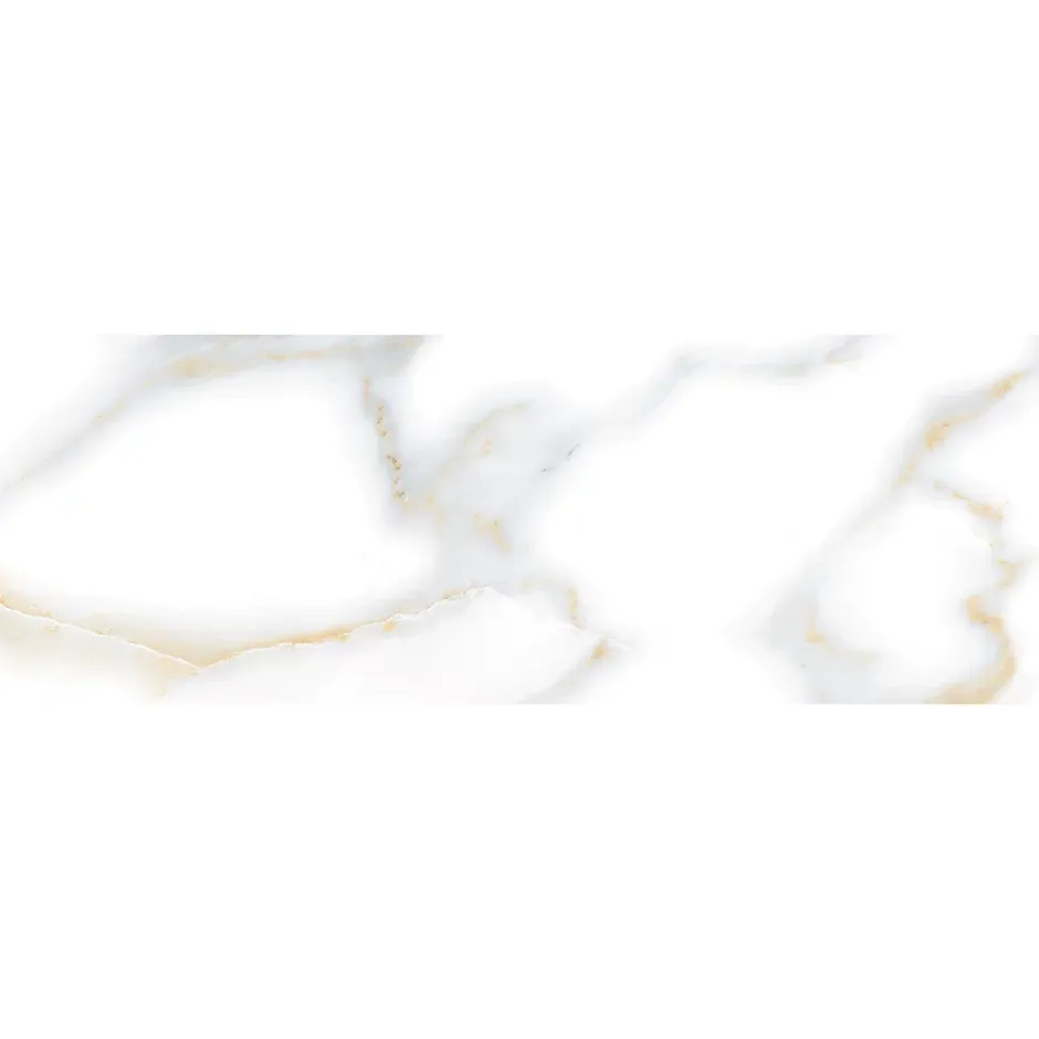 Lux Mosaic Carrelage Mural Décoratif Mat Effet Marbre Carrara Gold. Athenas 7,5x22cm