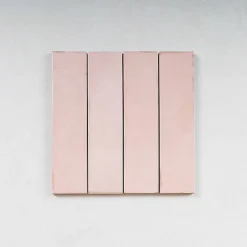 Carrelage mural Effet Zellige Rose TRIBE 6x24,6cm Rose - Les Carreaux de Jean-Gioia Materia Online