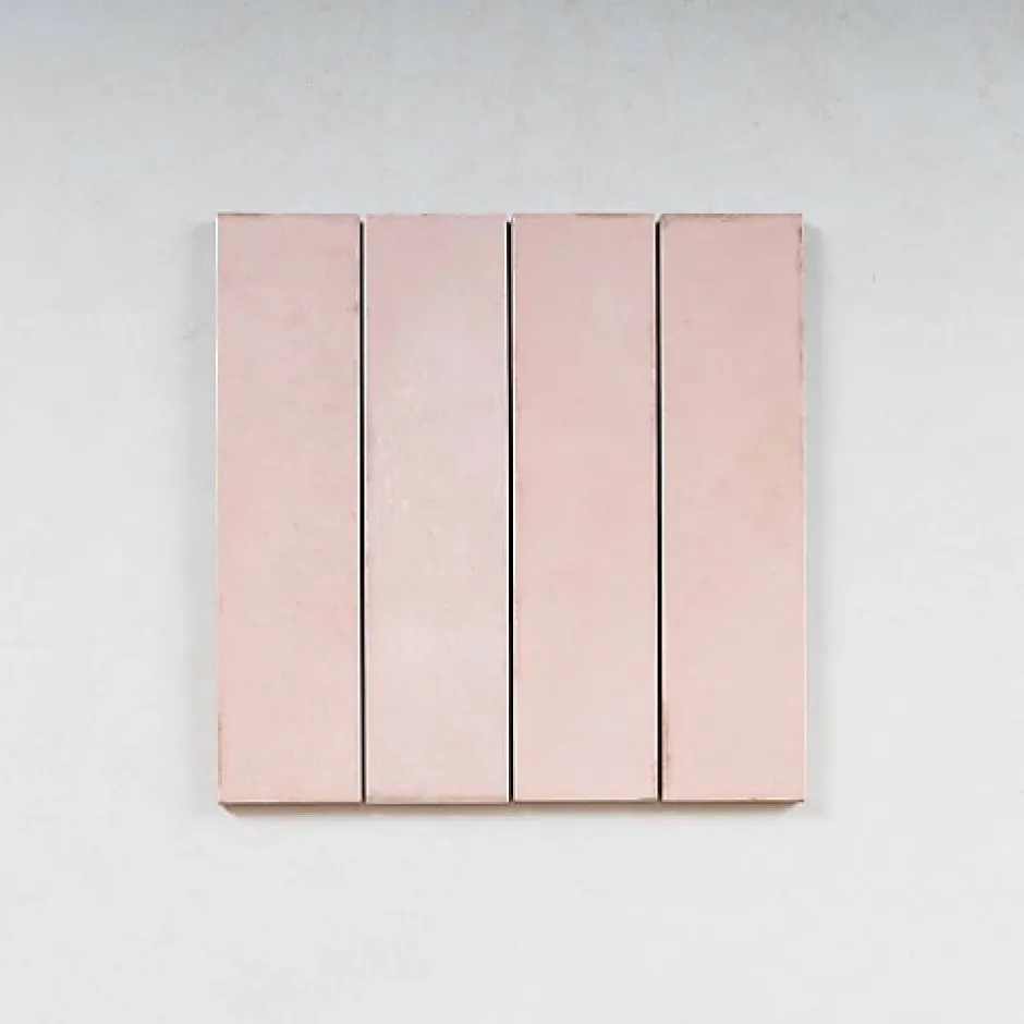 Carrelage mural Effet Zellige Rose TRIBE 6x24,6cm Rose - Les Carreaux de Jean-Gioia Materia Online