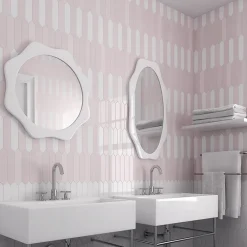 Gioia Materia Carrelage mural faïence Arrow crayon Crayon 25x5 cm Adriatic blue - Brillant / Poli - boîte de 0.50 m2