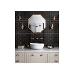 Gioia Materia Carrelage mural faïence effet uni EVOLUTION 15x7.5 cm Gris clair - Brillant - - boîte de 0.50 m2