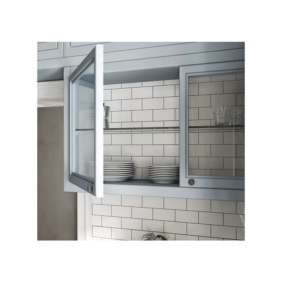 Gioia Materia Carrelage mural faïence effet uni EVOLUTION 40x5 cm Gris foncé - Brillant - - boîte de 1 m2