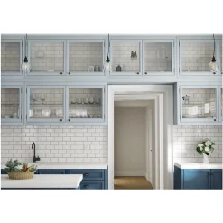 Gioia Materia Carrelage mural faïence effet uni EVOLUTION 40x10 cm Blanc - Mat - - boîte de 1 m2