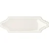 Gioia Materia Carrelage mural faience effet classique KNIGHTSBRIDGE Navette 15x5cm Snow - Brillant / Poli - boîte de 0.50 m2