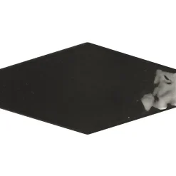 Gioia Materia Carrelage mural faience effet graphique BRIXTON Hexagone 20x10 cm Noir - - boîte de 0.50 m2