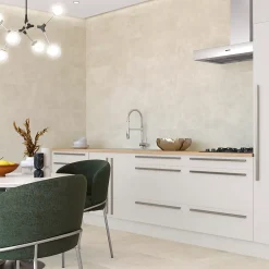 Carrelage mural intérieur effet béton blanc cassé L.90 x l.30 cm x ép.10,5 mm, Asphalt-Baldocer Hot