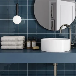 Lux Mosaic Carrelage mural intérieur Premium 15x45 cm Capri Blue rectangulaire finition brillante