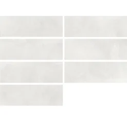 Carrelage mural intérieur effet béton blanc L.90 x l.30 cm x ép.8 mm, Pavlos- Outlet