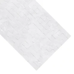 Carrelage mural intérieur décor petits carreaux effet marbre blanc L.40 x l.25 cm x ép.8,3 mm, Ideal Marble- Discount