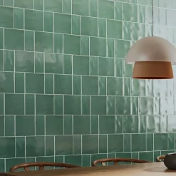 Lux Mosaic Carrelage mural intérieur Premium 15x45 cm Capri Garden rectangulaire finition brillante
