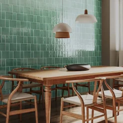 Lux Mosaic Carrelage mural intérieur Premium 15x45 cm Capri Garden rectangulaire finition brillante