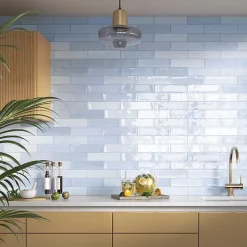 Lux Mosaic Carrelage mural intérieur/exterieur. Grès cérame Zellige Artic 7x28cm