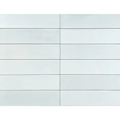 Lux Mosaic Carrelage mural intérieur/exterieur. Grès cérame Zellige White 7x28cm