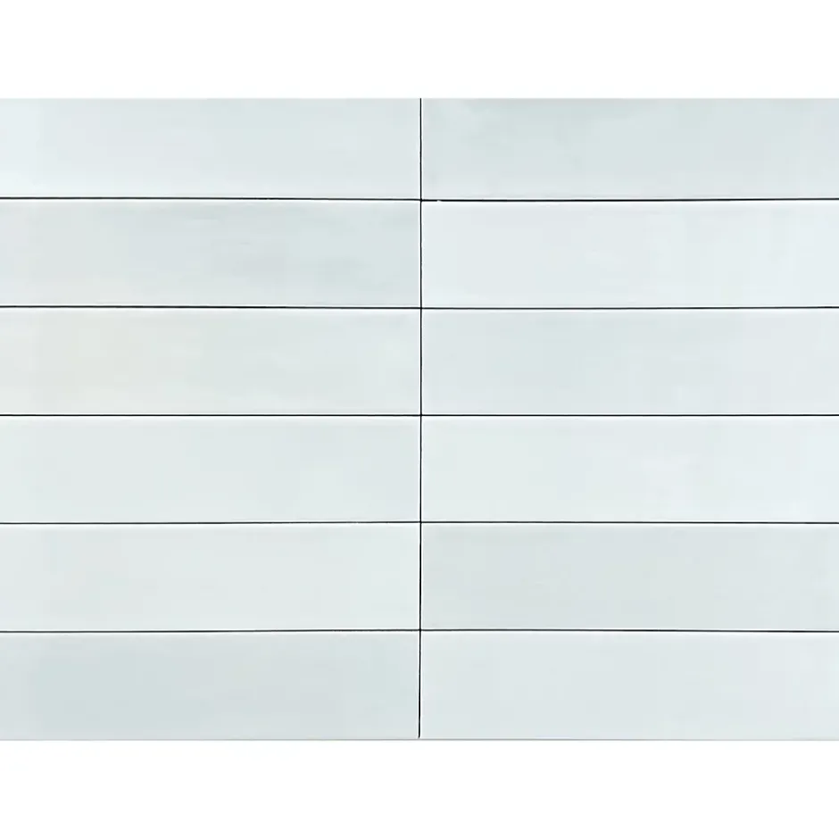 Lux Mosaic Carrelage mural intérieur/exterieur. Grès cérame Zellige White 7x28cm