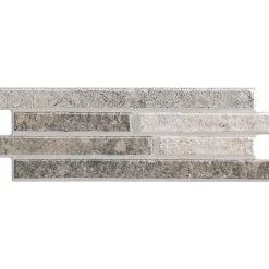 Carrelage Mural Intérieur/Extérieur Grès cérame Premium 15x45 cm Amsterdam Ocre Rectangulaire Effet Brique-Lux Mosaic Hot