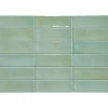 Carrelage Mural Mini Metro 5x15cm Premium. Beret Moss Brillant-Lux Mosaic Outlet