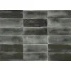 Carrelage Mural Mini Metro 5x15cm Premium. Beret Coal Brillant-Lux Mosaic Outlet