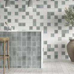 Carrelage Mural Premium Beret Steel Série 12x12cm-Lux Mosaic Discount