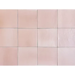 Lux Mosaic Carrelage Mural Premium Beret Rose Série 12x12cm