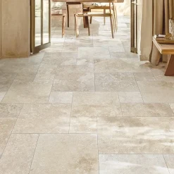 Concept Mosaïque Carrelage Opus Romain Travertin - Effet Pierre