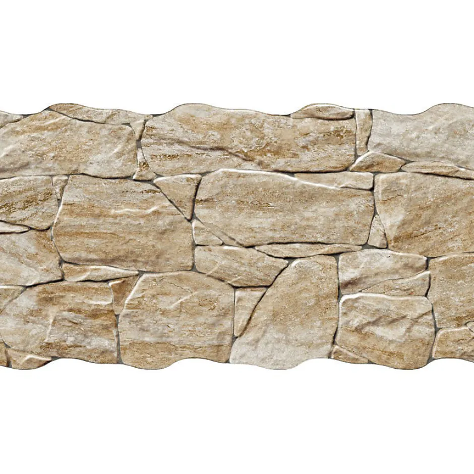 carrelage parement TEIDE BEIGE 33.3x65cm effet pierre-Concept Mosaïque Best