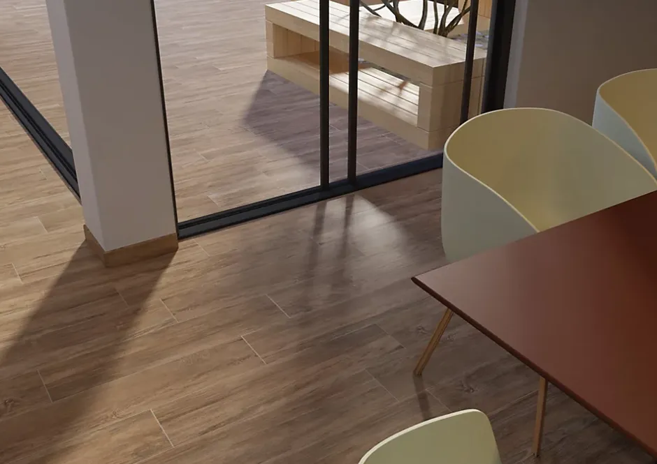 Allocarrelage Carrelage Parquet 20x90 Feel Brun-